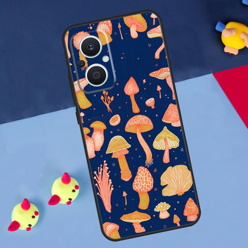 Mushroom For OPPO Reno 14F 13F 12F 11F 10 11 12 13 14 Pro 8T 7 8 Lite OPPO Find X6 X5 X8 X9 Pro Case