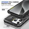 For iPhone 12 Pro Max 6.7 inch Case Magnetic Anti-fall TPU+PC Kickstand Protective Back Shell