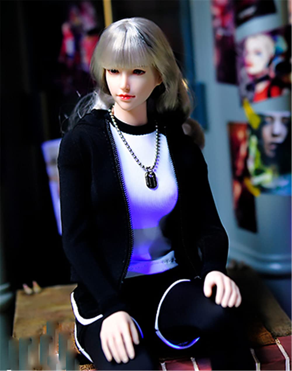 

Костюм для йоги для женской фигурки HiPlay Doll, совместимый с телом TBLeague CM068 1/6 (К)