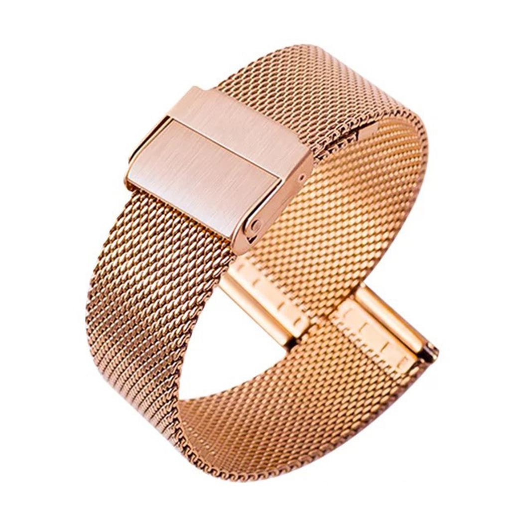Uhrenarmbänder aus Edelstahl, atmungsaktiv, minimalistisch, modisch, rostfreier Netzgürtel, wiederverwendbar, robustes Uhrenarmband, 18/20/22 mm