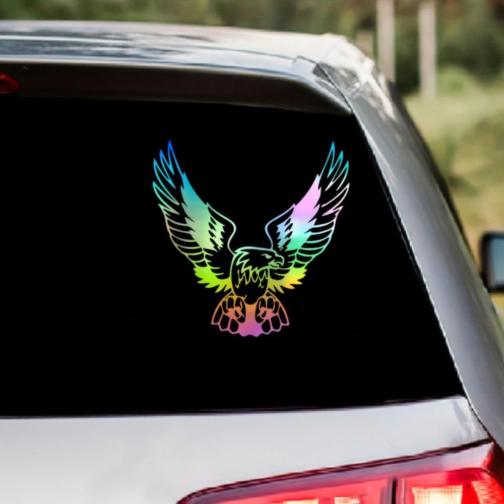 Auto Stickers Elegant Eagle Reflective Car Stickers Windows Motorbike Bumper Laptop Decor Waterproof Vinyl Decal