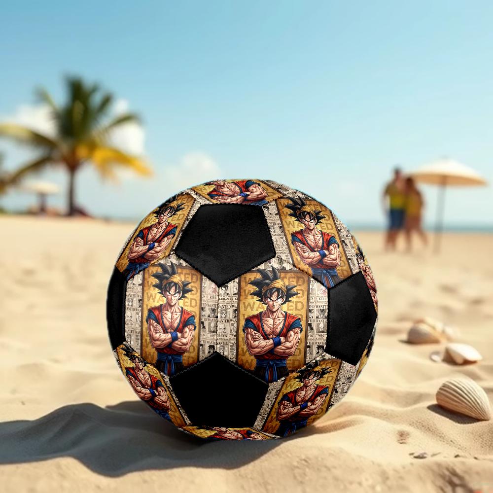 1pc Dragon Ball Z Football Soccer Ball Size 5 Indoor Soccer Ball Fashion Colorful  Backyard Game -Great For Sports Fans Gift HE60