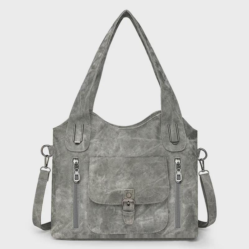 Women's Large Capacity Retro Shoulder Messenger Handbag