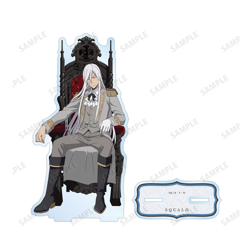 Katekyo Hitman Original Illustration of Squalo Years Dreaming Throne Big Acrylic Stand Reborn! [10 Later] Ver.