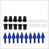 10 Stück Universal Motorrad M5 CNC Aluminium Windschutzscheibe Spike Bolzen Schrauben Muttern für Ducati Kawasaki Suzuki Honda Yamaha Triumph