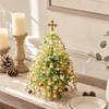 Handmade Diy Beaded Christmas Tree Making Kit, Mini Crystal Bead Christmas Tree Desktop Decor, Christmas Diy Craft Supplies