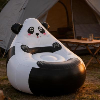 Sofá Hinchable Plegable Asiento Forma de Animal Sofá Hinchable Para Niños Camping Patio Playa Viaje Interior Patio Trasero Jardín