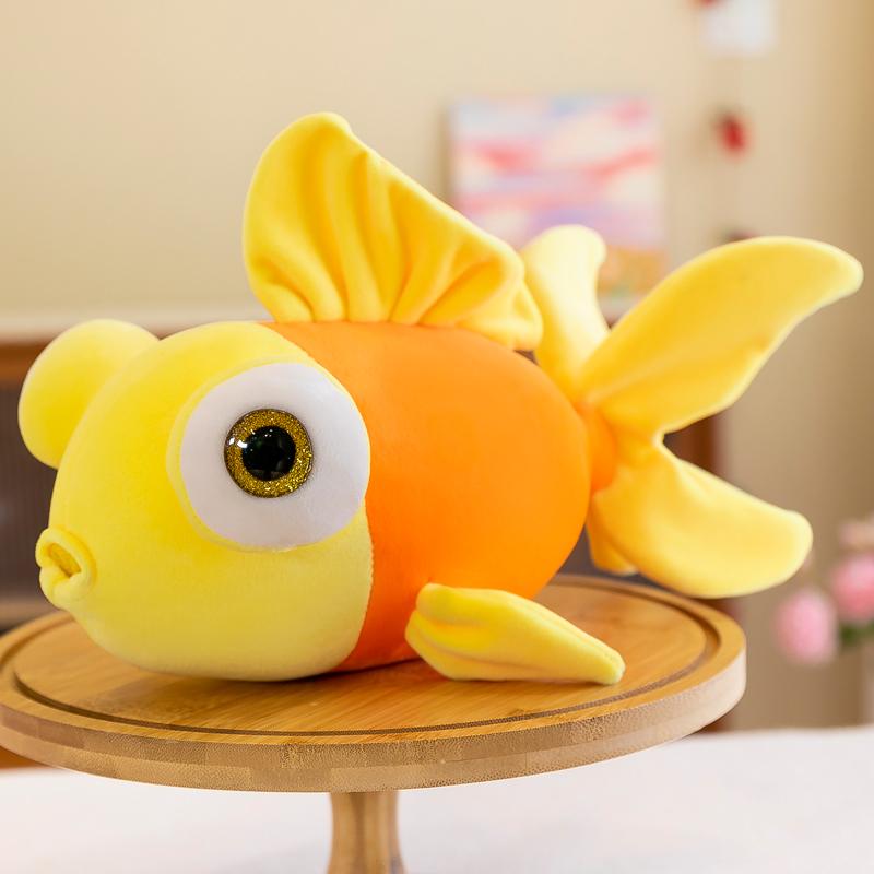 35cm Cute Sea Animal Clownfish Stuffed Toy Goldfish Doll Big Doll Pillow Children's Birthday Gift Plush Toys Anime Plush