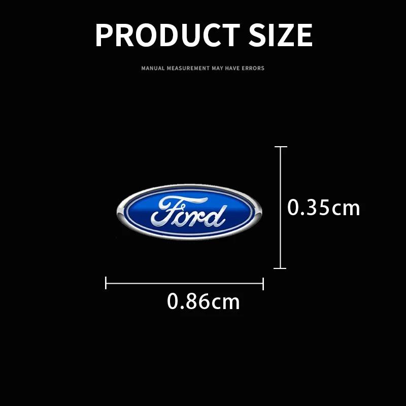 Focus Hot For Ford New Car Mini Logo Sticke Car Rear Tailgate Sticker Emblem For Ford B-Max cmax smax KA st line Galaxy Explorer