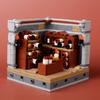 MOC Medieval Castle Building Blocks Set House Bedroom Table Furniture Kitchen Knight Witch Wizard Halloween Skeleton Brick Toys