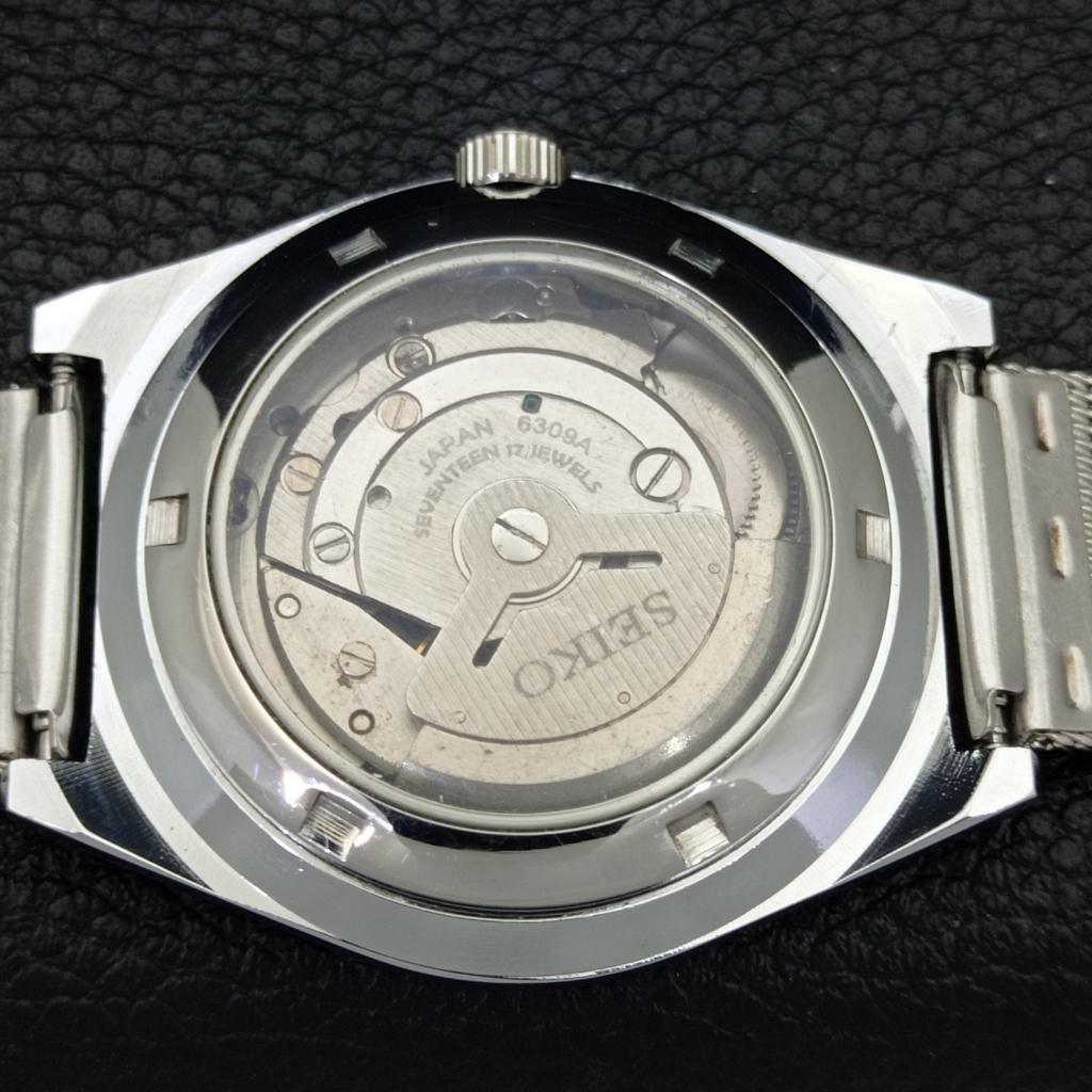 AUTOMATIC VINTAGE REFURBISHED SEIKO 5 JAPAN MENS GREEN DIAL WATCH A440667-9 Sk-a440667-1