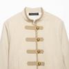 New, European and American fashion stand-up collar buckle jacket 8917101