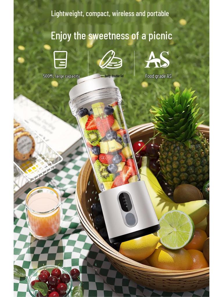 Portable Large Capacity Juicer Blender with Ice-Crushing Power