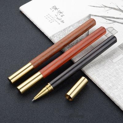 Kreativer Kugelschreiber mit Holzkörper Business Messing Schreibwerkzeuge Geschenk für Schüler Gelstift Geschenk für Schüler
