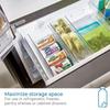 Transparent Transparent Storage Tray Water Bottle Organizer  for Refrigerator or Pantry