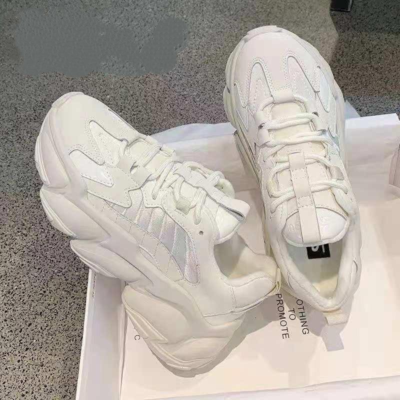 Comfortable Women's Shoes with Soft Soles and Not Tired Feet, Women's Tide Casual Versatile Thick-soled Street Sports Shoes