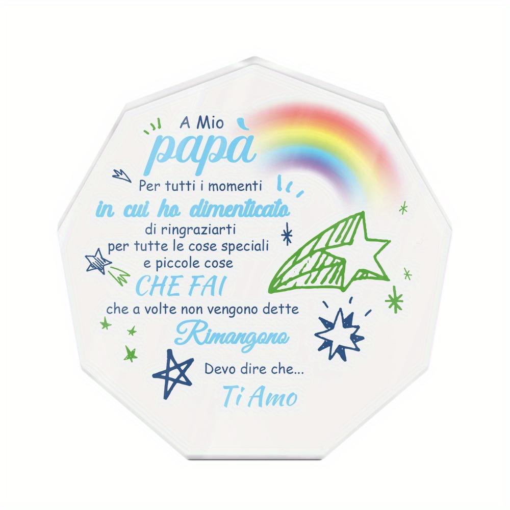 

To My Dad for All The Times I Forgot to Thank You, Perfect for Desktop Decoration in a Farmhouse Living Room, And an Ideal Father S Day Gift 10*10cm