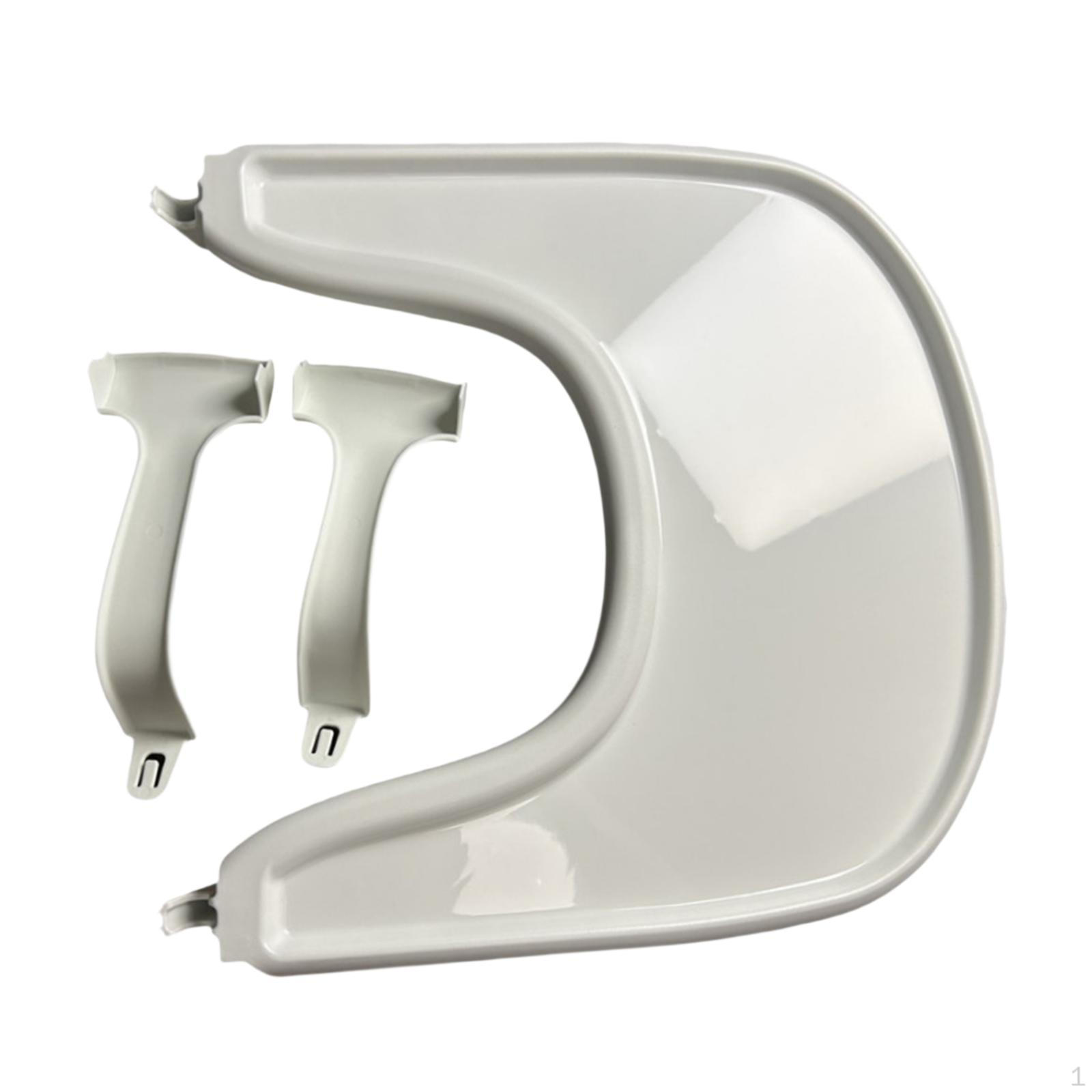 

Поднос для детского стульчика, мягкий, водонепроницаемый, многофункциональный, цепкий коврик для стульчика белый