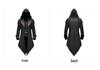 Giacca con Cappuccio Patchwork da Signore Medievale per Uomo Costume Cosplay di Halloween