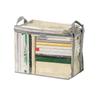 PVC Books Collection Container Transparent Comic Book Storage Bag Portable Book Storage Bag  Home