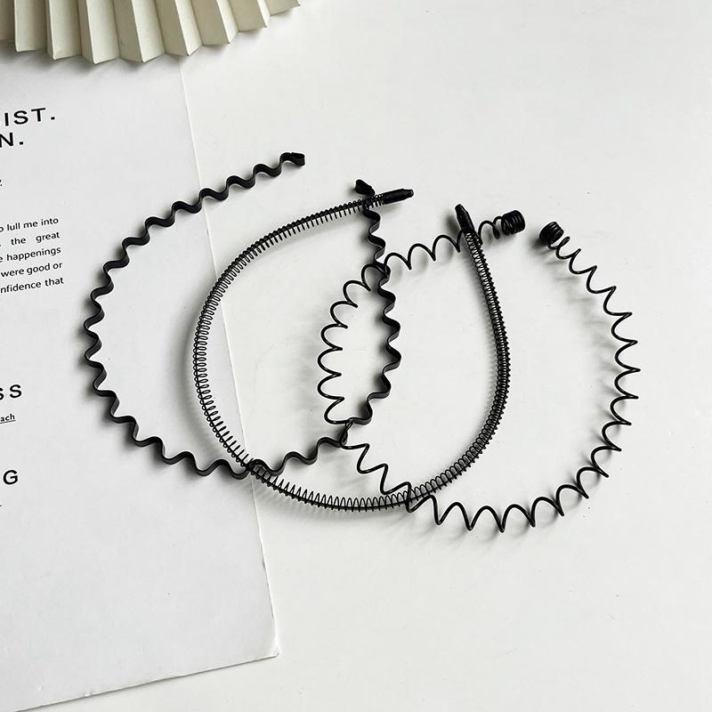 AISHG Non-slip Wash Wave Hair Bands for Women Invisible Movement Tide Simple Back Headwear Korean Hairband Girl Hair Accessories