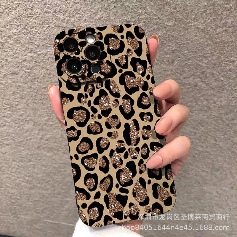 The New Leopard Print Is Suitable for Apple 15 Mobile Phone Case Iphone12promax Case 14/13/11/XSMAX Pupil Eye 16