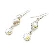Les Trésors De Lily [A5187] - White 'Crystal Treats' Earrings