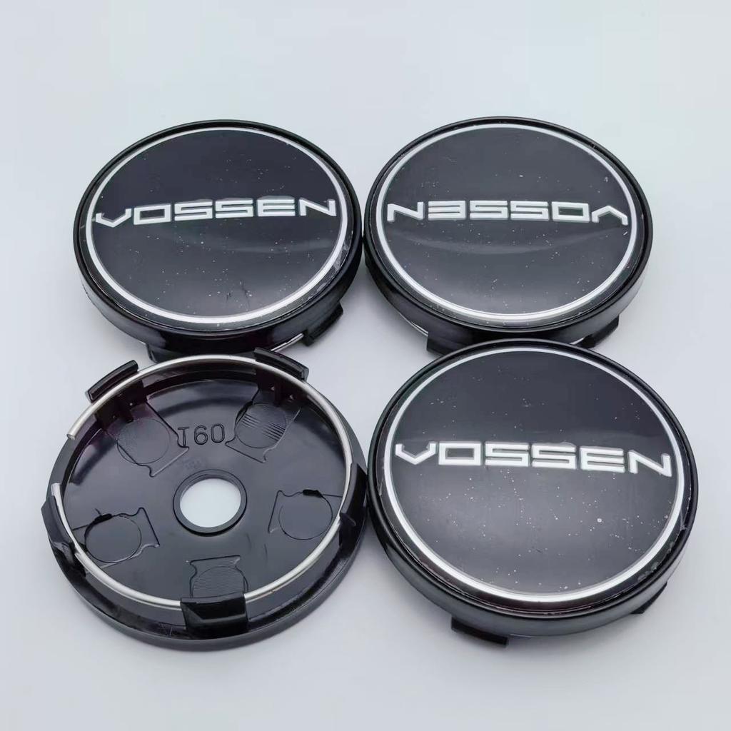 4 buc Embleme Logo Vossen Capace Centru Jantă Mașină 60MM Clip 56MM Jante Capace Butuc Capac Jantă Capac Praf Înlocuire Accesorii Auto