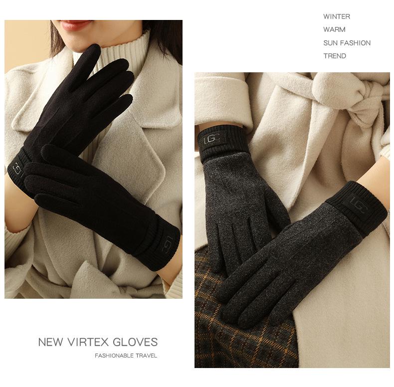 Unisexové zimní dotykové rukavice: Teplé, Zesílené, Plus Samet, Ideální pro Venkovní Cyklistiku