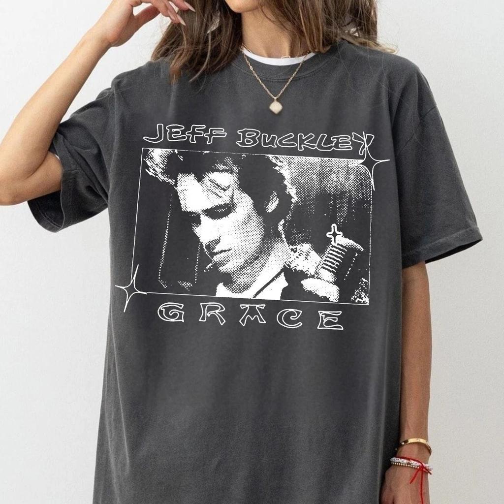 Rare Jeff Buckley Grace Charcoal Basic Style T shirt Classic tee Unisex T-Shirt