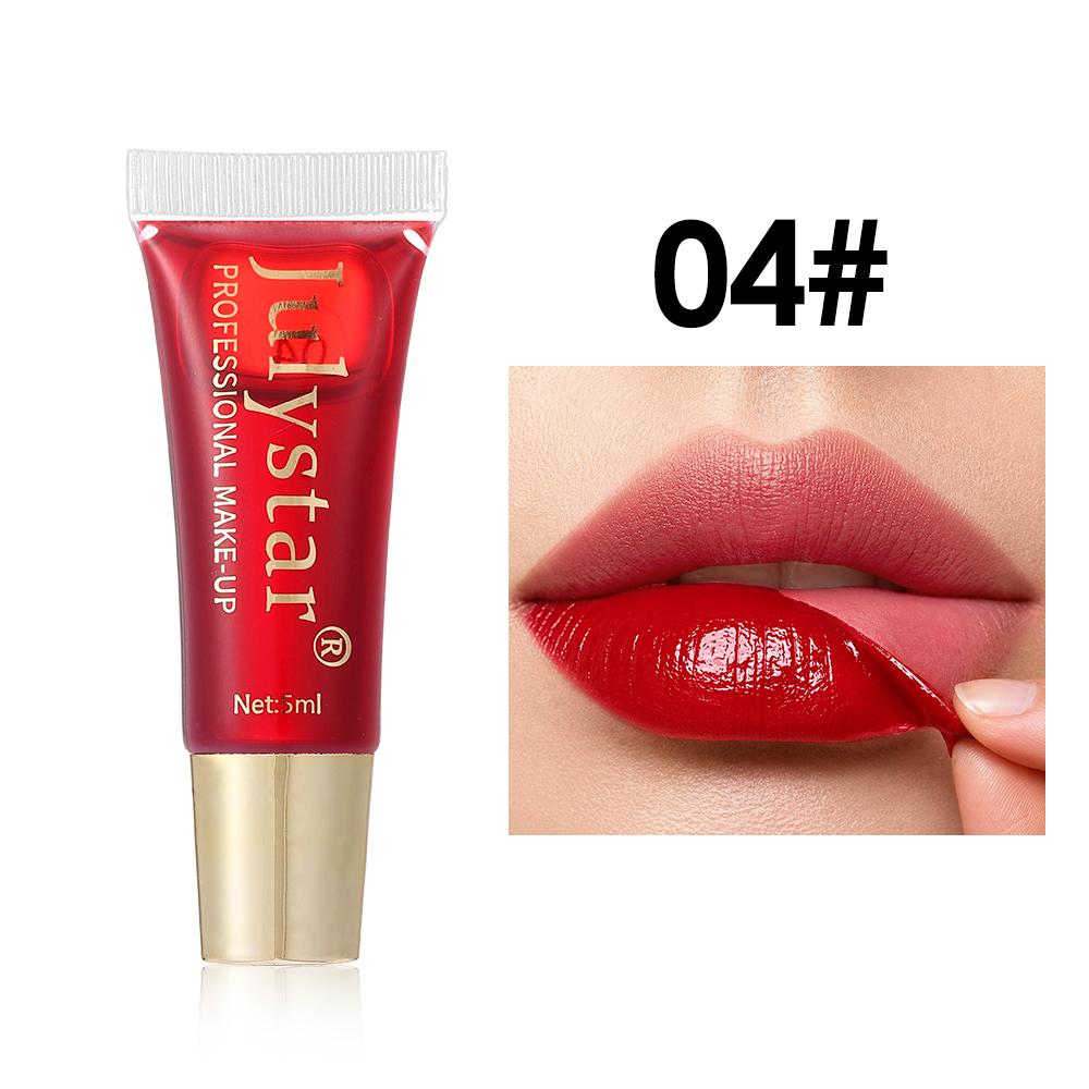 Peel Off Lip Stain Squeeze Tube, Long Lasting Waterproof Matte Lip Tint, Tear Off Liquid Lipstick, Non-Fading Smudge-Proof Lip Stain