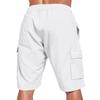 Men's American Style Multi-Pocket Cargo Shorts, Casual Loose Linen Drawstring Shorts