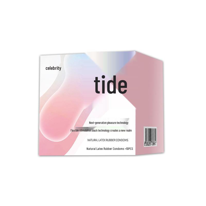 Celebrity Ultra-Thin G-Spot Condoms, Ice & Fire Combo, Small Size, Large Particles, Black