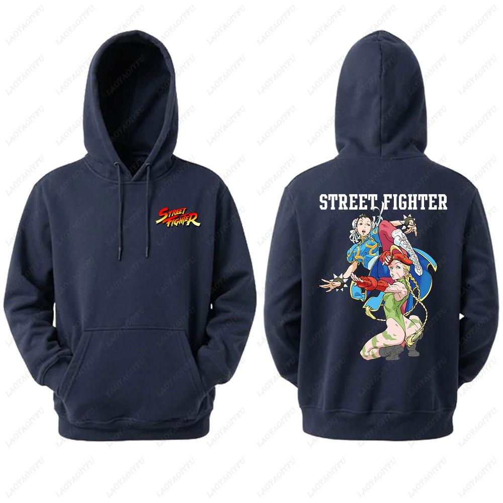 Unisex Chun Li Street Fighter Long Sleeve Hoodie Autumn Winter Fashion Harajuku Streetwear Tops for Men Man hoodies men clothin