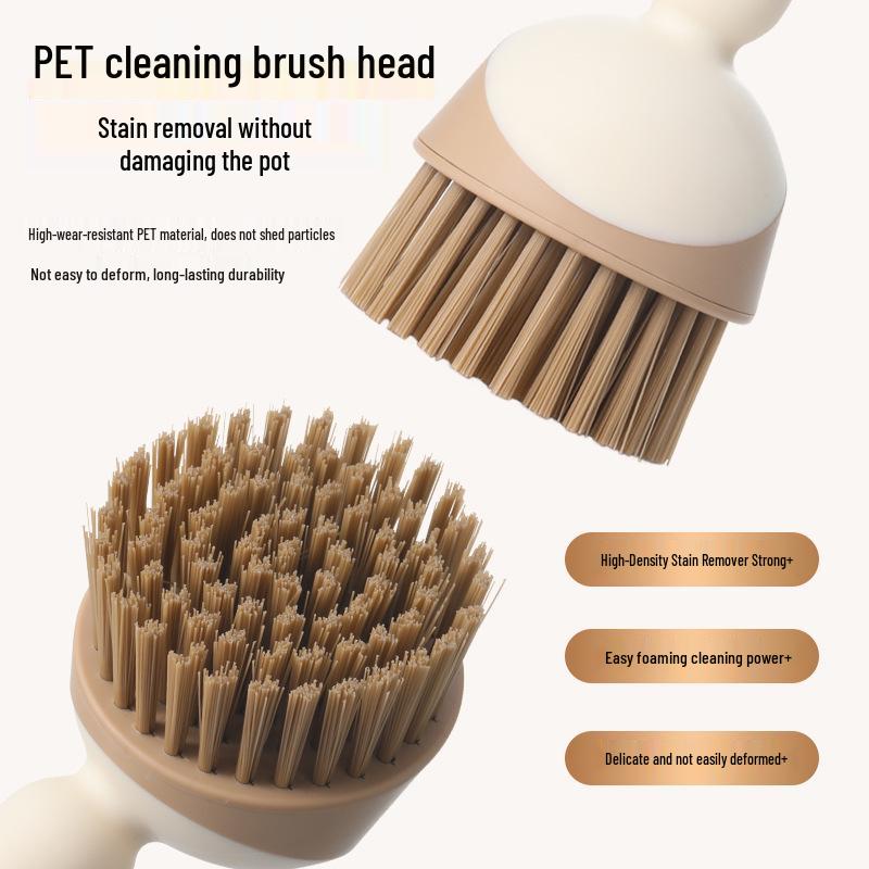 Rotatable Long-Handled Multi-functional Kitchen Pot Cleaning Brush