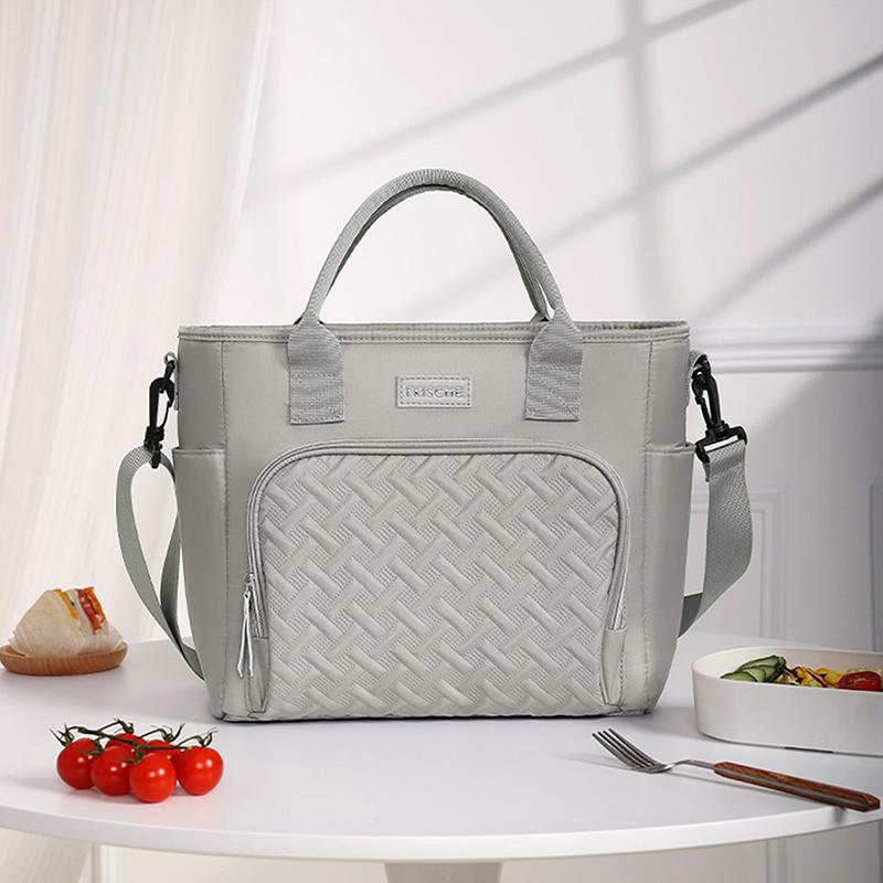 

Мягкая сумка-холодильник, Изолированная складная сумка-холодильник для ланча для работы, кемпинга, пляжа, путешествий, Портативная мягкая водонепроницаемая серый