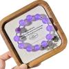 Tassel Design Violet Emerald Quartz Rock Foundation Commuter Bracelet Bracelet
