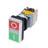 Dual Button Pushbutton Switch LA38 11D RG with LED Indicator 440V 40C to 85C Operating Temp for Industrial Use