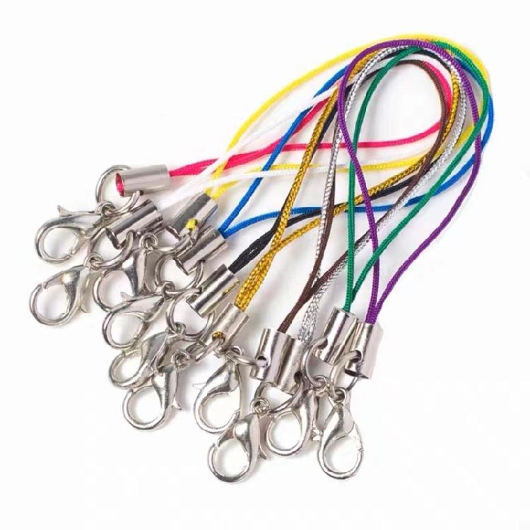 Convenient Mobile Lanyard Phone Chain with Carabiner Alloy DIY Phone Lanyard