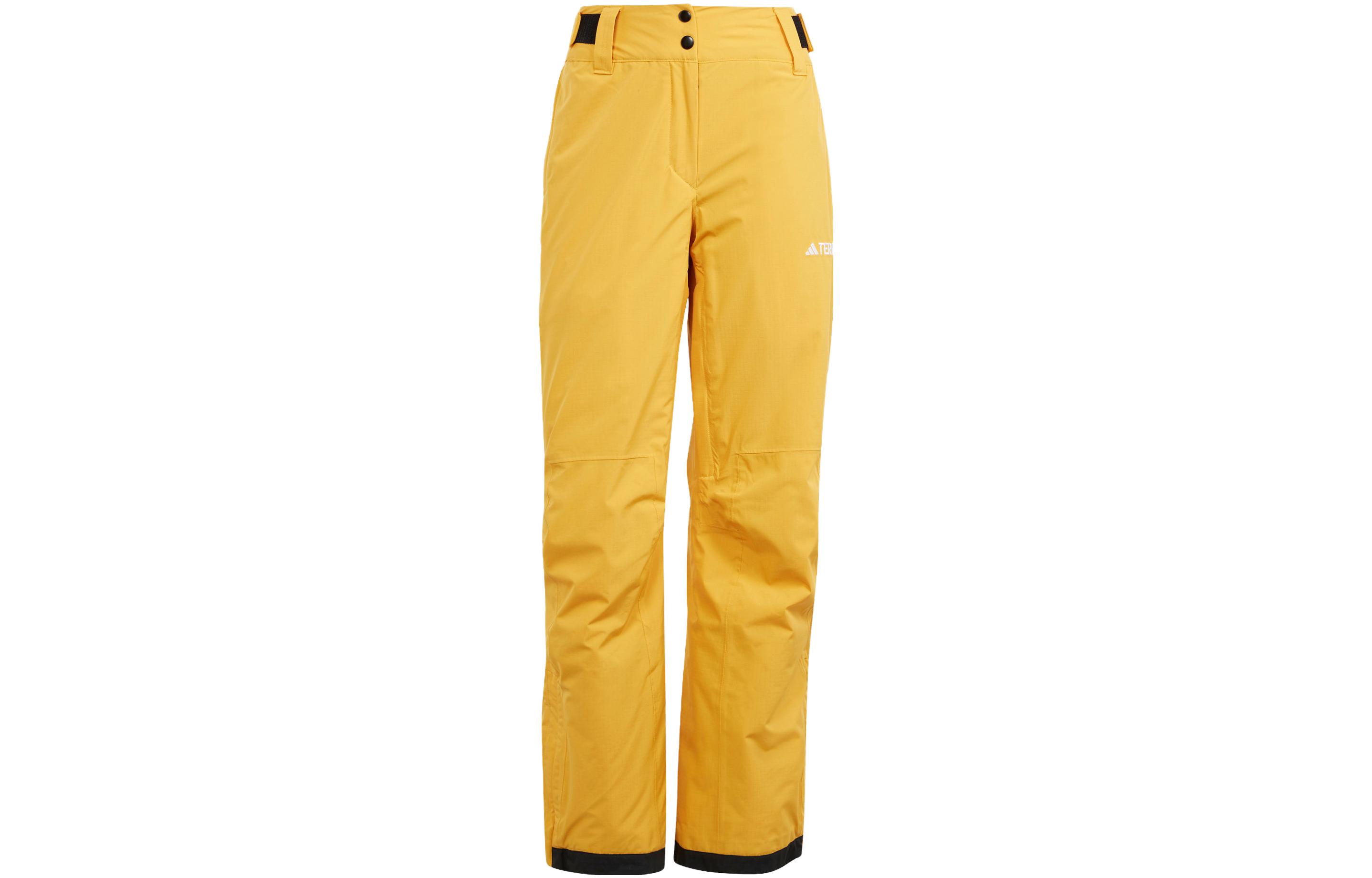 Adidas Ski Pants Women s Yellow Straight Fit IL9044 M