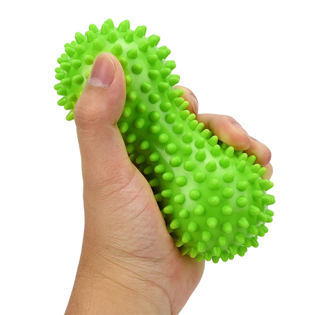 PVC Spiky Massage Ball Fascia Muscle Hand Planta Pedis Relaxation Ball for Fitness Yogagreen