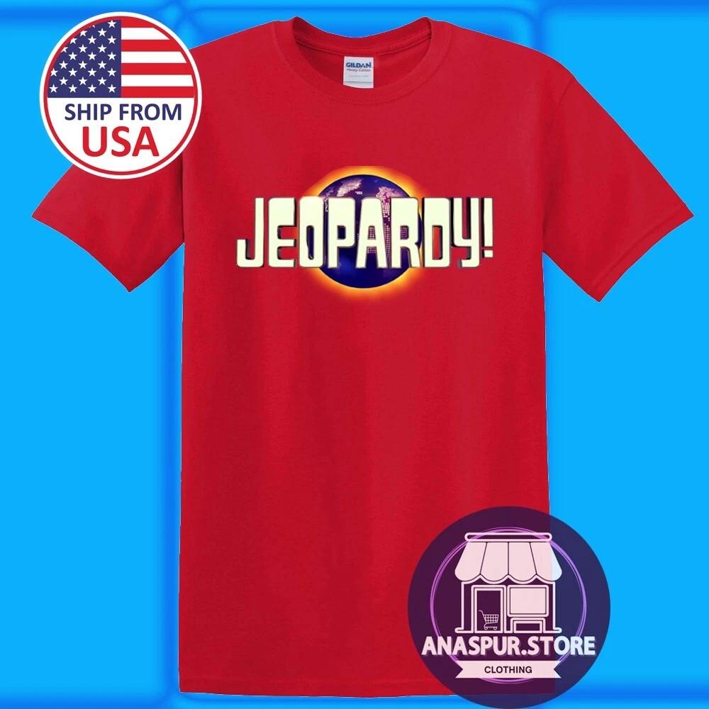 Jeopardy TV Game Show Men s Red Size S-5XL 3XL