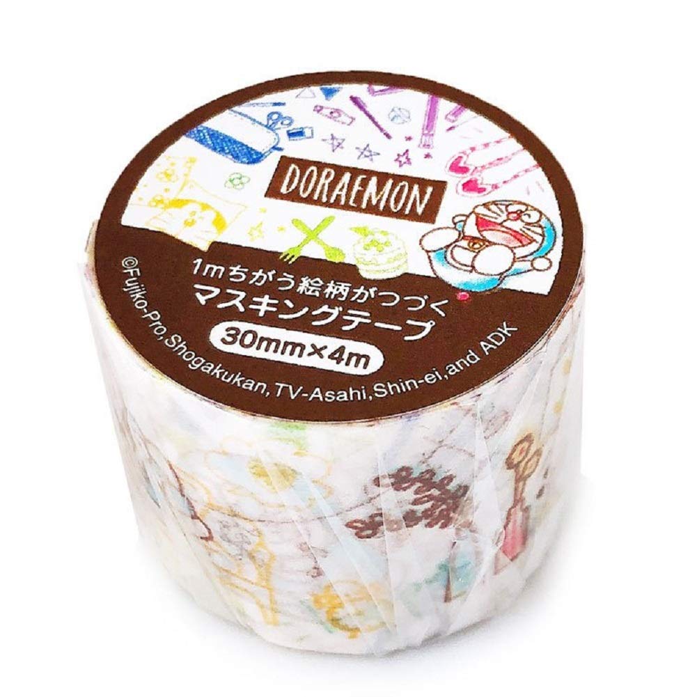 

Showa Note Doraemon DoraCan Masking Tape B Pattern 821214004