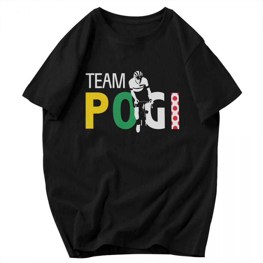 Men T Shirt Team Pogi Tadej Pogacar Tour De France Cotton Y2K Graphic Tees Unisex Clothes T Shirts