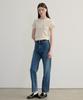 Tudument Washing Denim Pants Mid Blue