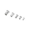 200PCS Alumimum Rivet Nuts/ Carbon Steel Flat Head Rivet Nut  M3/4/5/6/8
