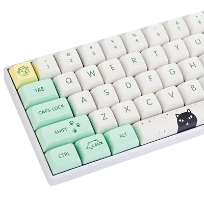 XDA Profil PBT Tastenkappen 135 Tasten benutzerdefinierte Gaming Tastenkappen ANSI US und sublimiert Cherry Gateron MX Schalter mechanische Tastatur für Layout 60%, (Seltsam