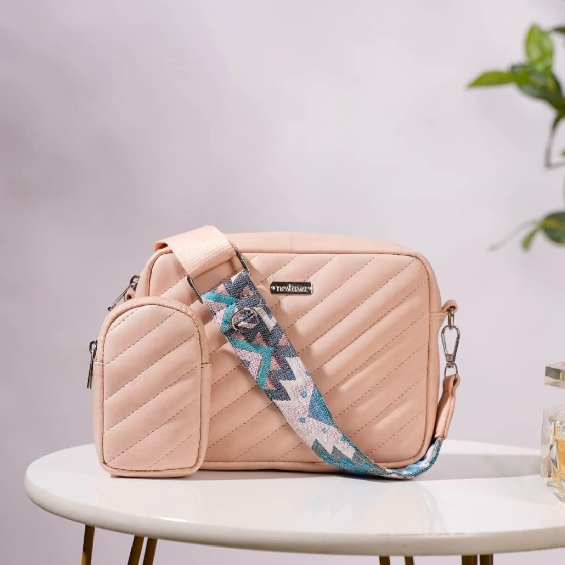 Стильная женская сумка-слинг с мешочком для монет | Веганская кожа ручной работы — фото 6