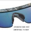 1pc One-piece Sunglasses Lightning Legs Outdoor Sports Cycling Glasses Irregular Sunglasses Women's Sunglasses Men's Sunglasses