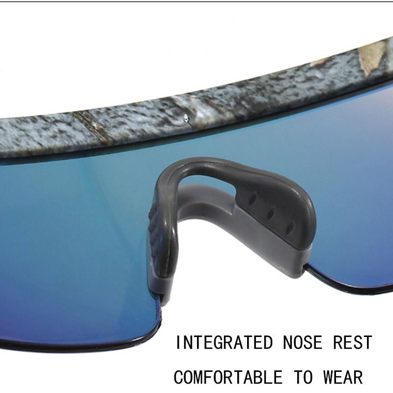 1pc One-piece Sunglasses Lightning Legs Outdoor Sports Cycling Glasses Irregular Sunglasses Women's Sunglasses Men's Sunglasses